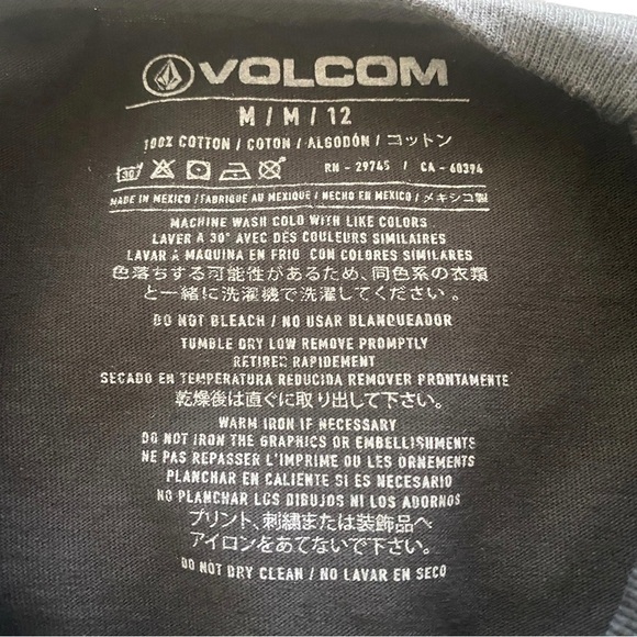 VOLCOM Stone “True to This” Skate Tee Shirt Men M Medium - Picture 4 of 5